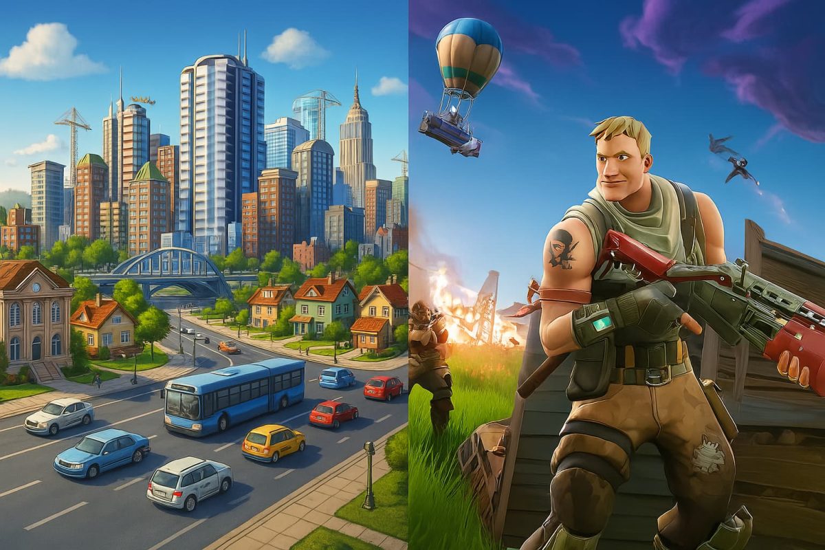 تفاوت سیم سیتی و فورتنایت