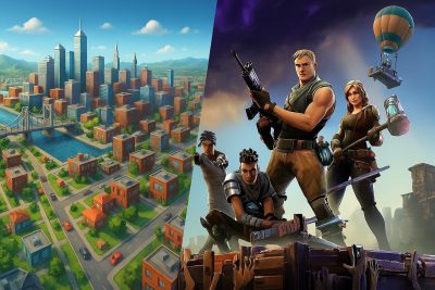 تفاوت سیم سیتی و فورتنایت